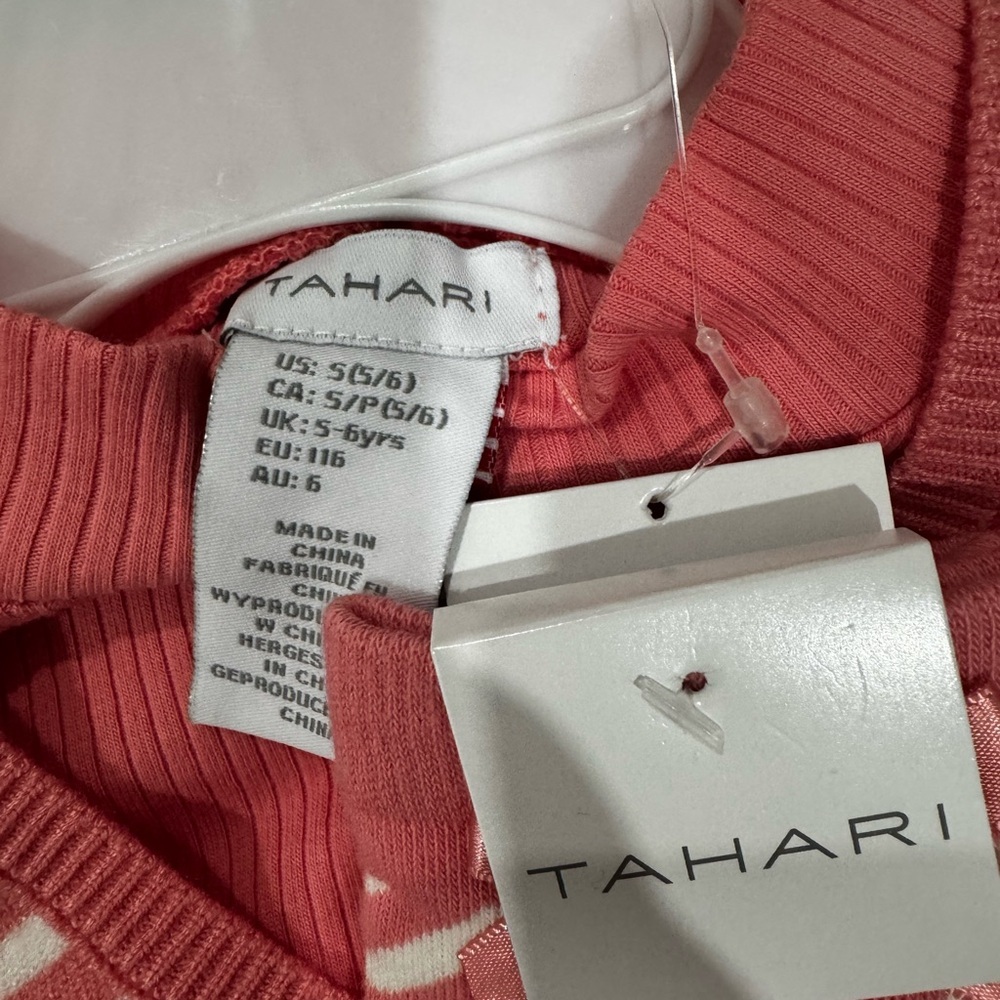 Tahari Pink and White Knit Sweater - Picture 2 of 3